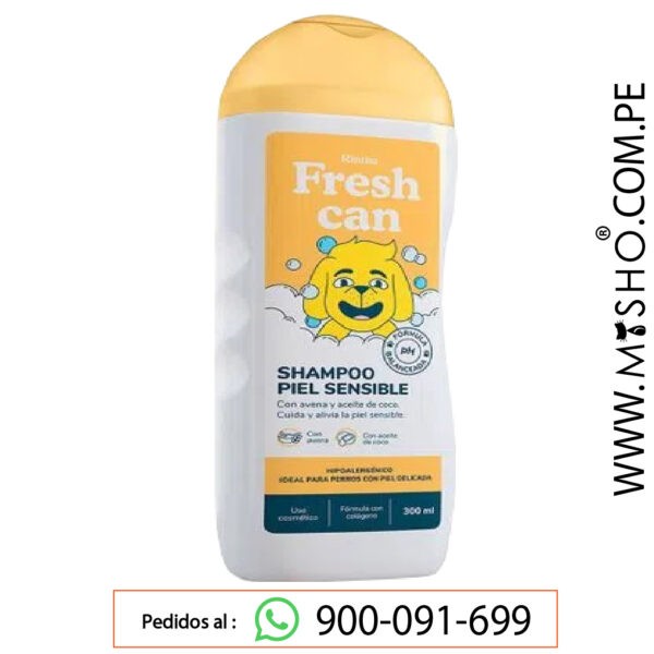 Perros - Shampoo piel sensible x 300 ml - FRESH CAN